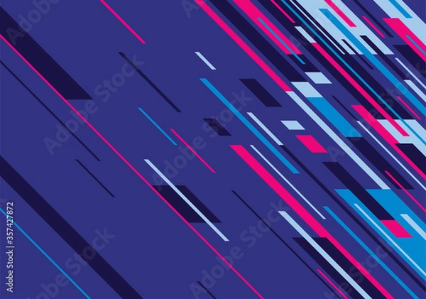 Fototapeta Minimal geometric background with gradient colors