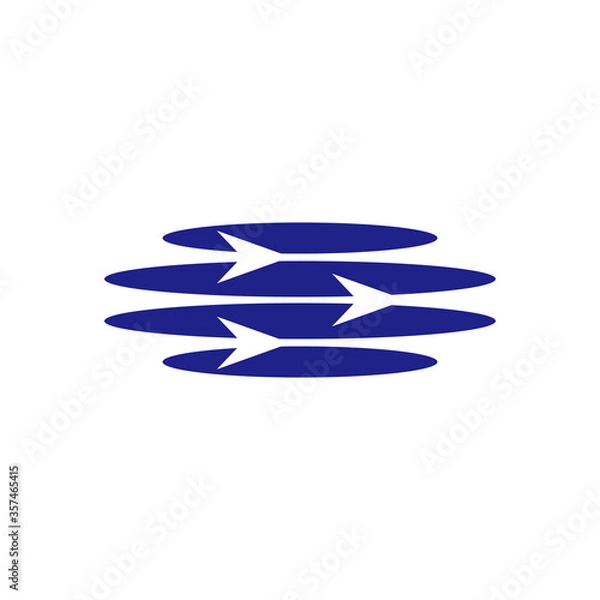 Obraz plane in the blue sky