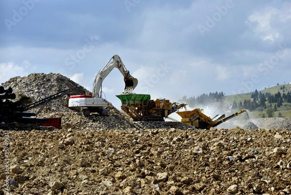Fototapeta Construction site