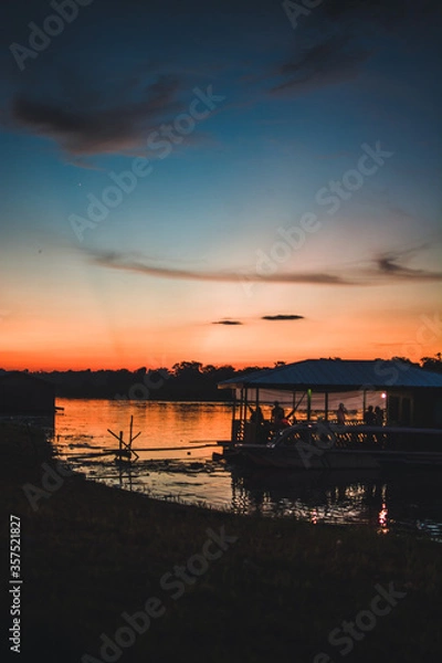 Fototapeta sunset on the beach