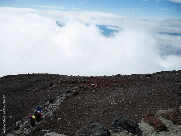 Fototapeta 富士山から撮影した風景