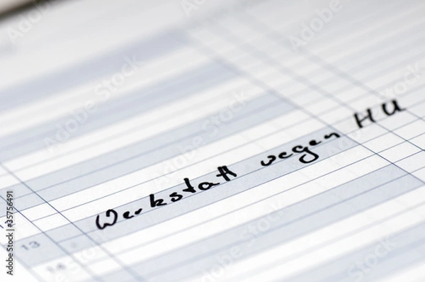 Obraz Werkstatt wegen HU