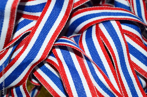 Obraz striped fabric texture