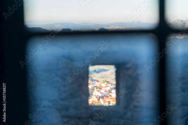 Obraz old window in the wall