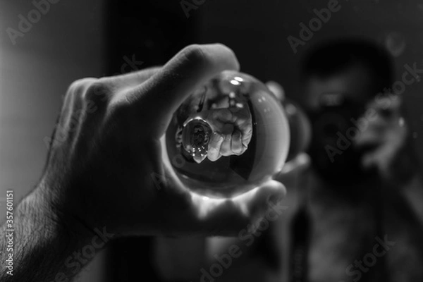 Obraz selfie with sphere