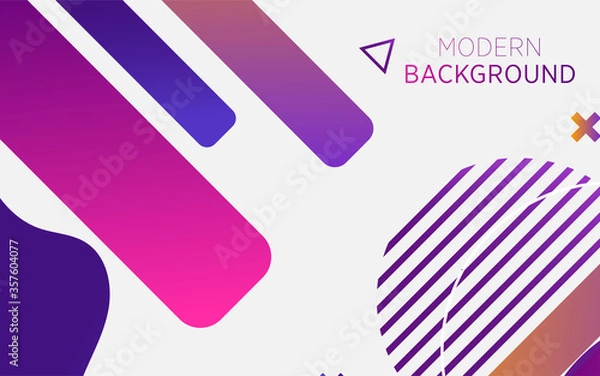 Obraz modern abstract geometric background banner design.dynamic textured geometric elements design with dots decoration. can be used in cover design, poster, book design, social media template background.