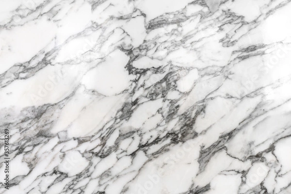 Fototapeta White marble texture abstract background pattern with high resolution. / background texture/tile luxurious and design