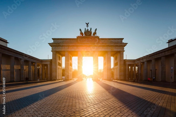 Obraz Berlin Brandenburg Gate sunset view