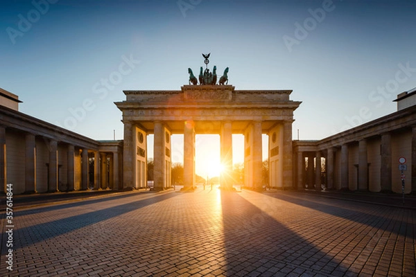 Obraz Berlin Brandenburg Gate sunset view