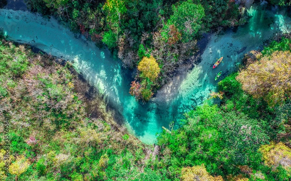 Obraz Kayaking the River