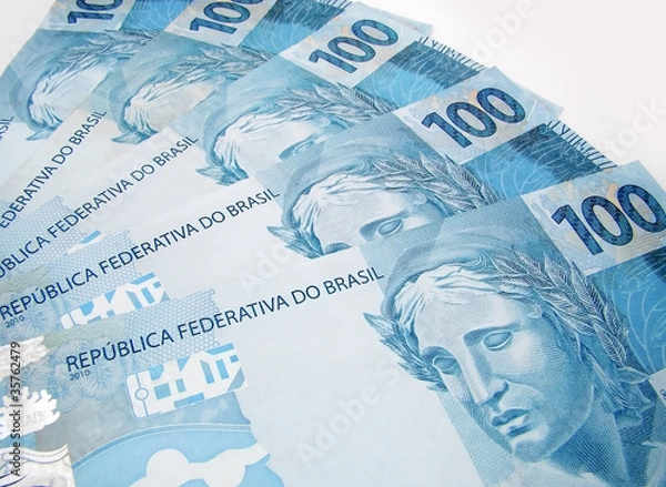 Obraz new currency from brazil