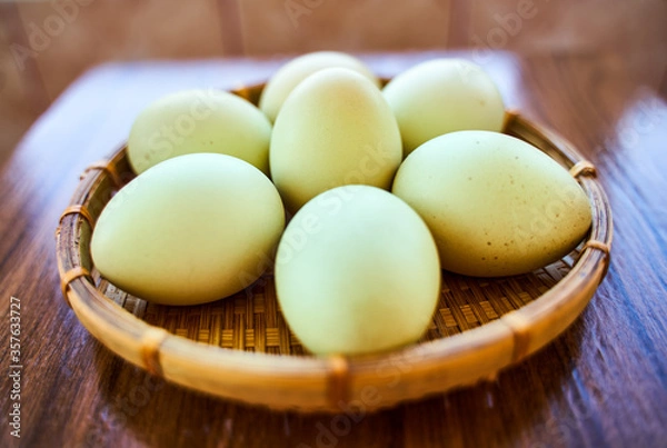 Obraz Healthy green eggs