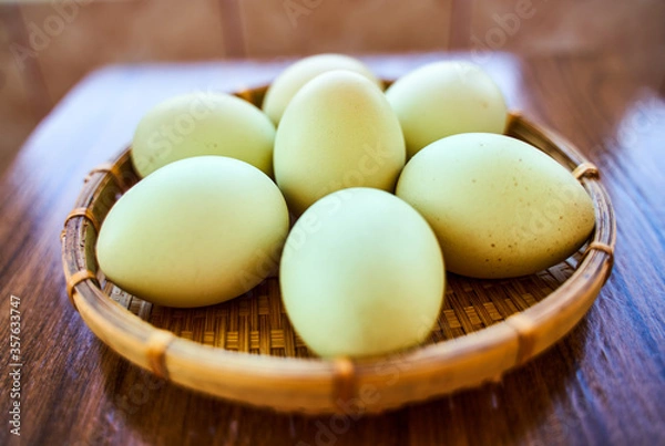 Obraz Healthy green eggs