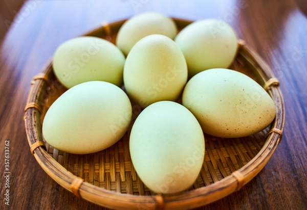 Obraz Healthy green eggs