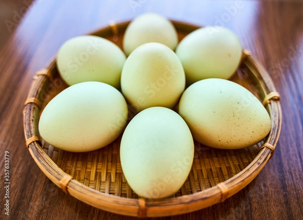 Obraz Healthy green eggs