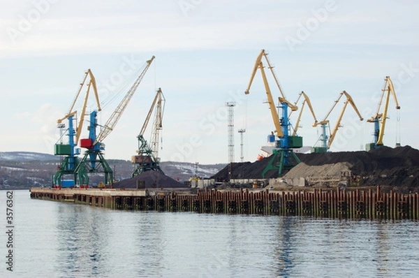 Obraz Harbour cranes