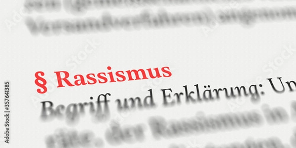 Obraz Rassismus Definition