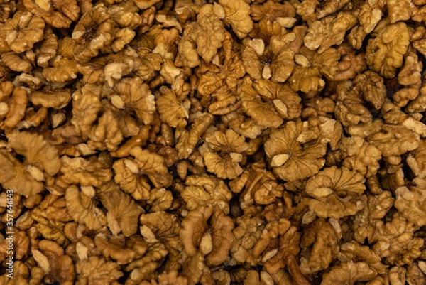 Obraz dried fruits, nuts. juchela sold in a dried fruit store