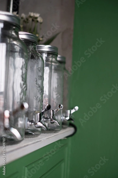 Fototapeta Close Up of Water Tap ,Selective Focus Point.