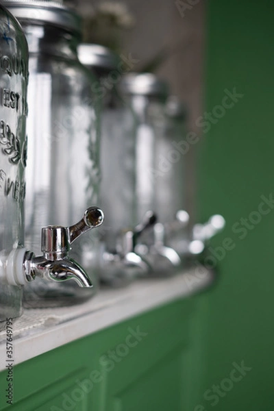 Fototapeta Close Up of Water Tap ,Selective Focus Point.