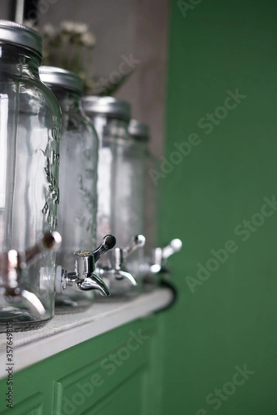 Fototapeta Close Up of Water Tap ,Selective Focus Point.