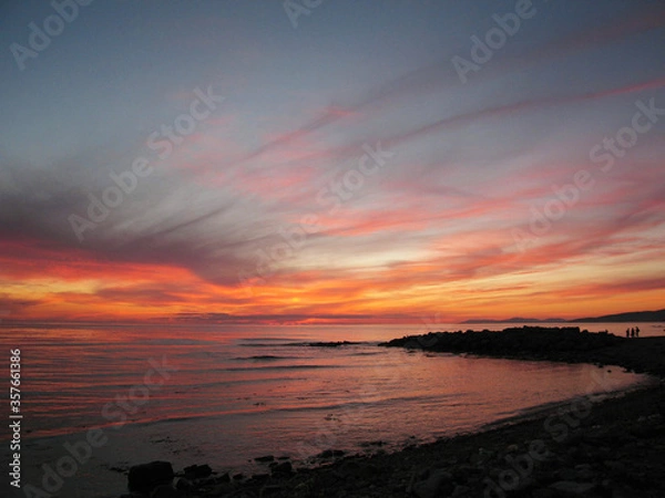 Obraz sunset at the beach