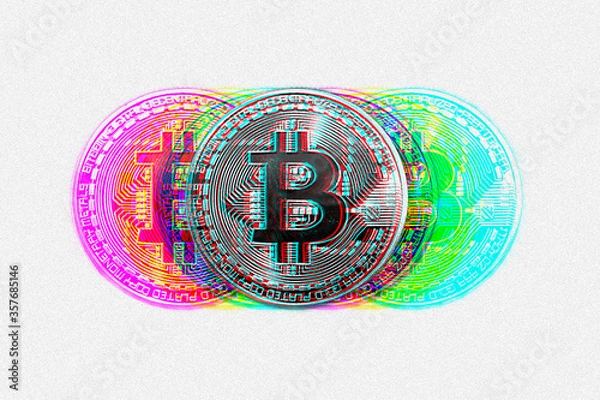 Obraz Conceptual / digital Bitcoin art
