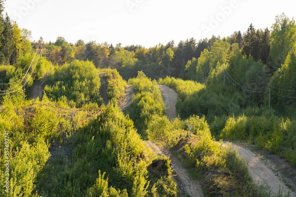 Obraz bush road sand