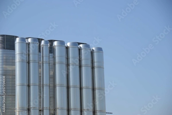 Fototapeta Modern architectural metal structures