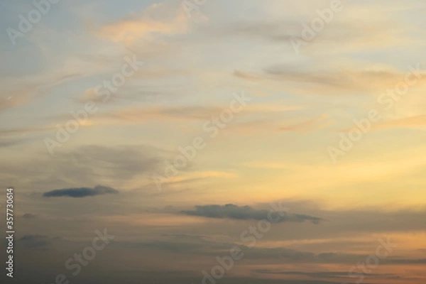 Fototapeta beautiful light in morning sky