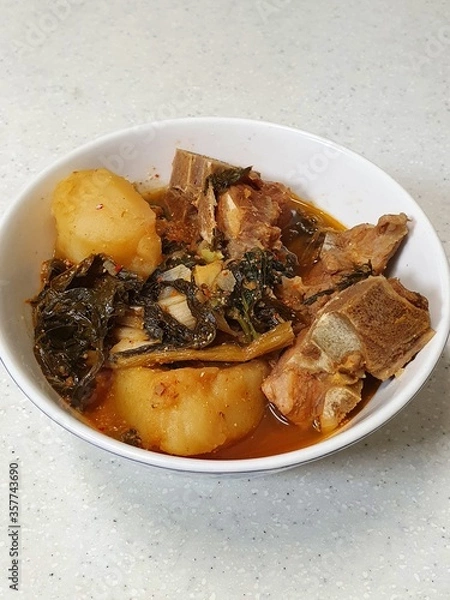 Obraz Pork back-bone stew