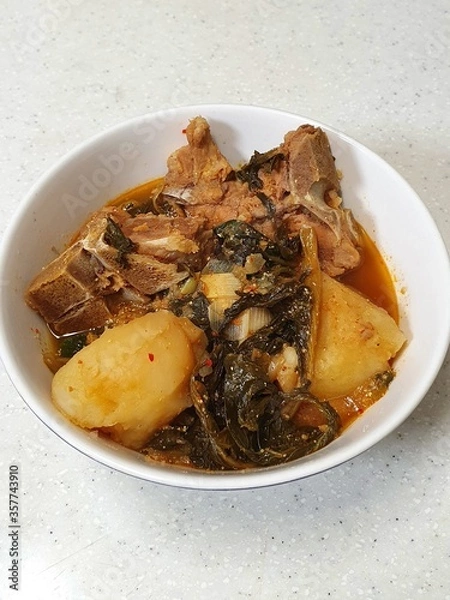 Obraz Pork back-bone stew