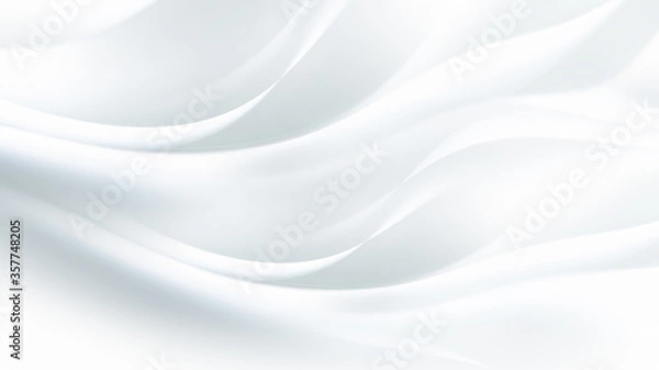 Obraz white background with smooth lines