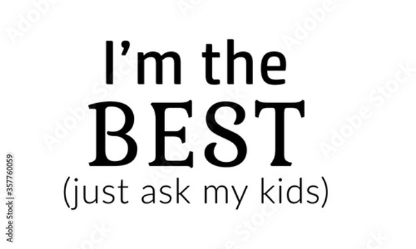 Fototapeta Happy Father's Day, Typography for print or use as poster, card, flyer or T Shirt