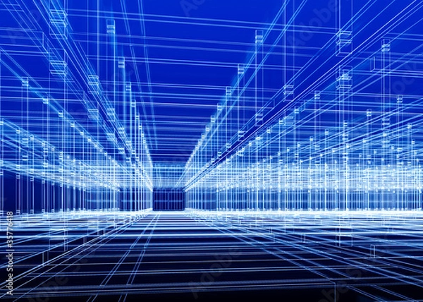 Fototapeta Abstract architectural background