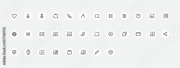Obraz icon_set_simple