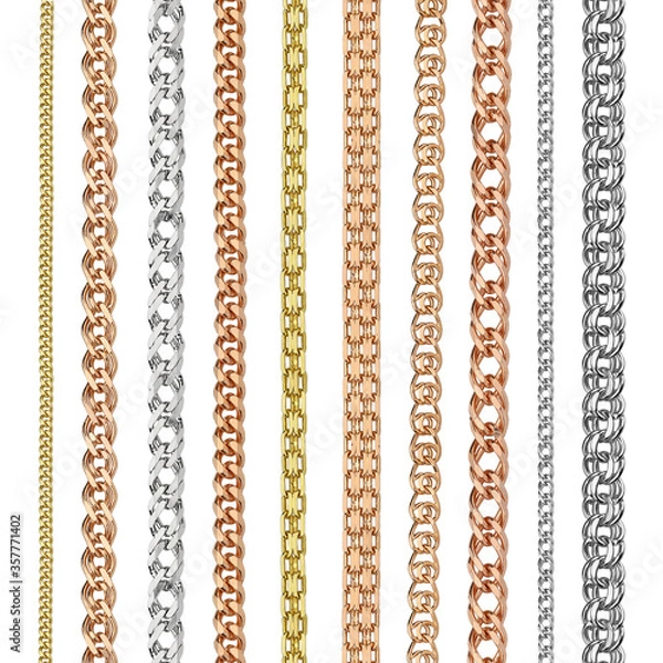 Fototapeta Gold chain