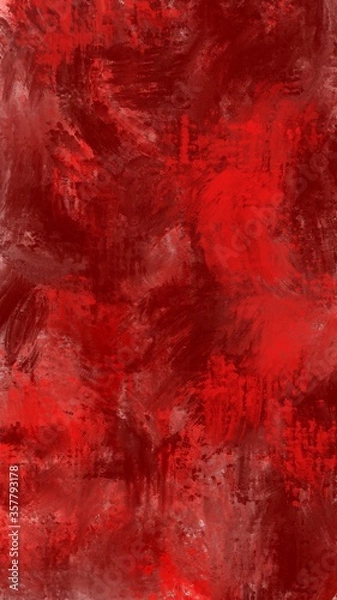 Obraz Red abstract background. Grunge style. Backdrop for design. Wall surface.