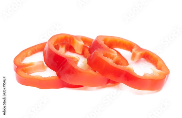 Fototapeta red pepper isolated on white