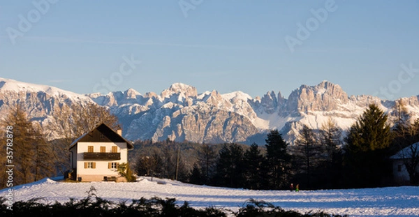 Fototapeta Mountain home