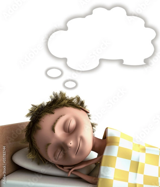 Fototapeta sleeping child