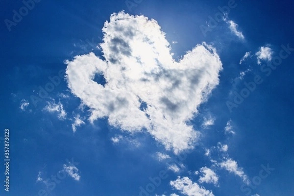 Obraz heart shaped cloud