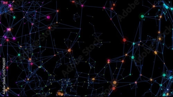 Fototapeta Digital technology background sphere random text on globe wallpapers  