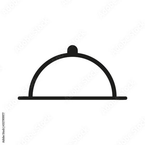 Obraz platter icon. platter vector design