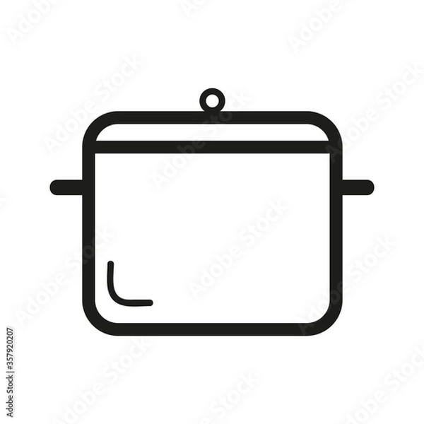 Obraz pot icon. pot vector design