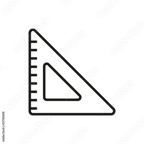 Obraz ruler icon. ruler vector design