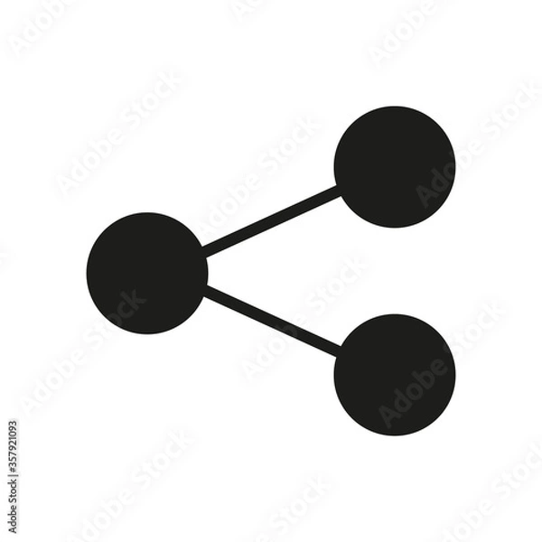 Obraz share icon. share vector design