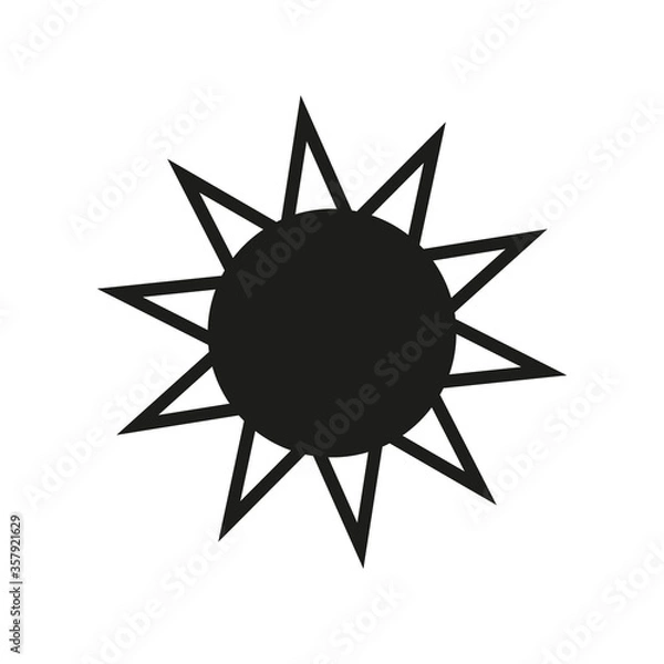 Obraz sun icon. sun vector design