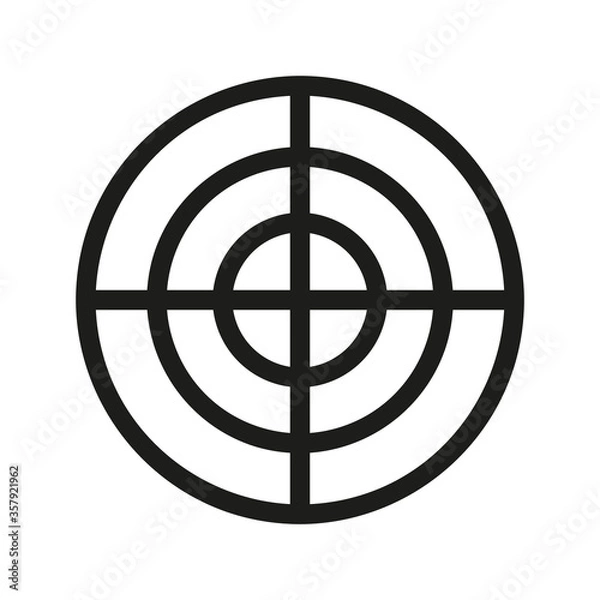 Obraz target icon. target vector design