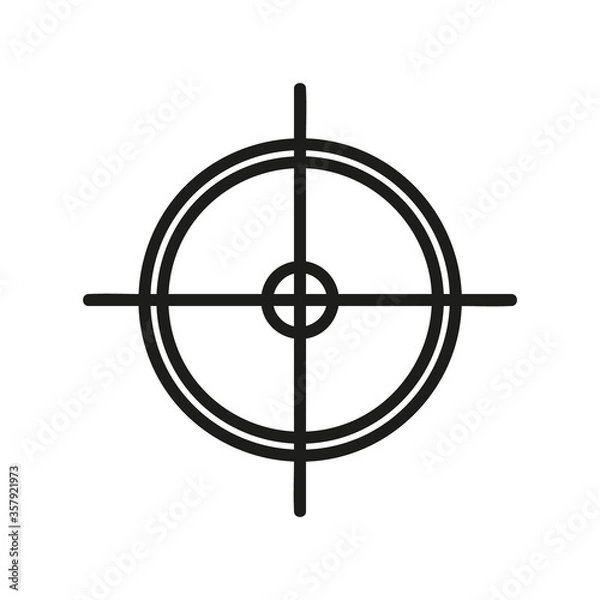 Obraz target icon. target vector design
